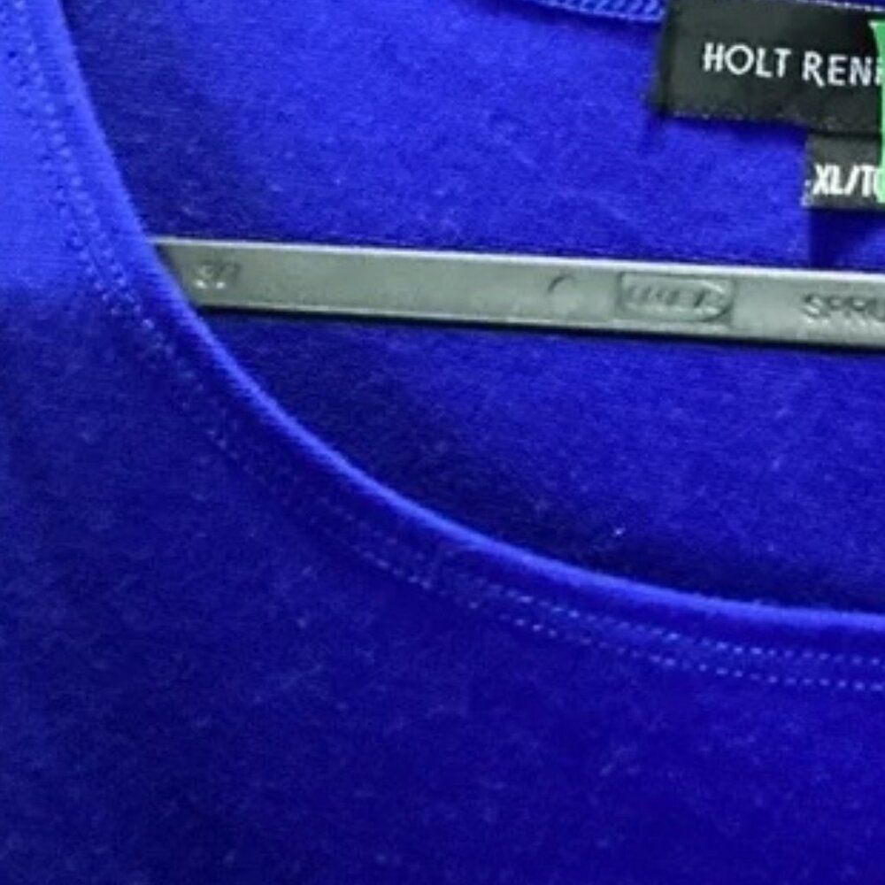 Holt Renfrew Electric Blue Peplum Top